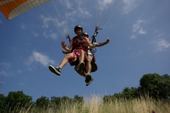 Parapente-Lot-Biplace-Décollage