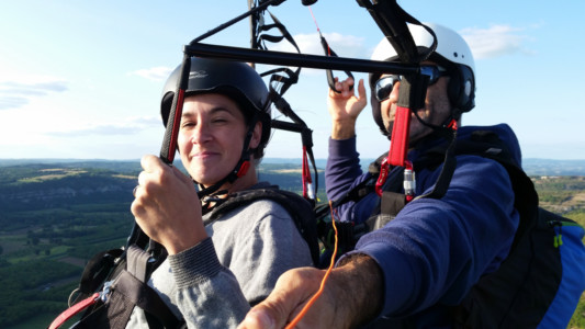 Parapente Lot Corrèze Dordogne Floirac Biplace